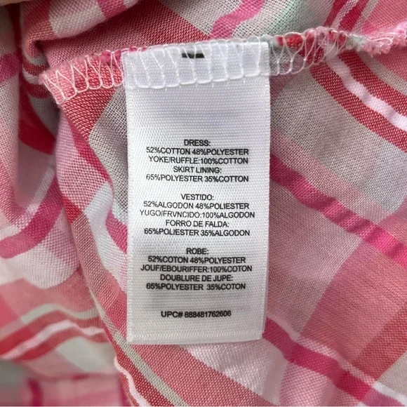 •Youngland• Tiered Plaid Watermelon Dress - Size 2T - Picture 9 of 9